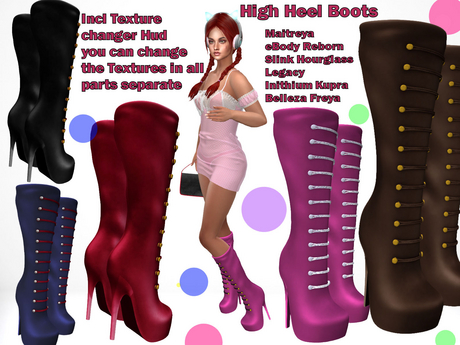 Second Life Marketplace - High Heel Boots